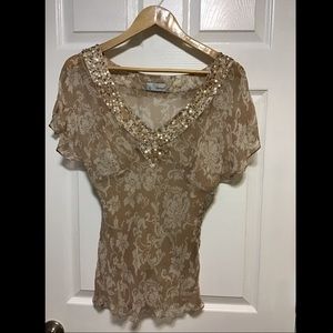 Pattern chiffon top